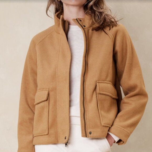 Banana Republic Factory Jackets & Blazers - Banana Republic Factory Brushed Short Jacket